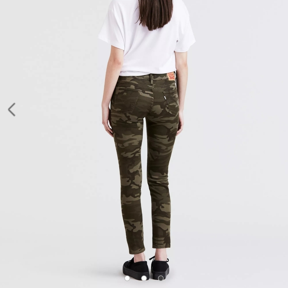 LEVI'S 711 Camo Print Skinny Ankle Women's Jeans 🪻 - Picture 3 of 10